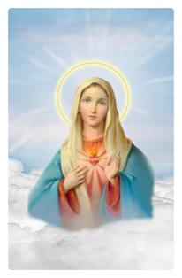 Immaculate Heart Blue Clouds